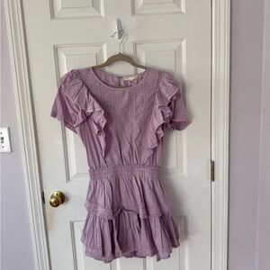 Lavender Loveshack Fancy Ruffle Dress